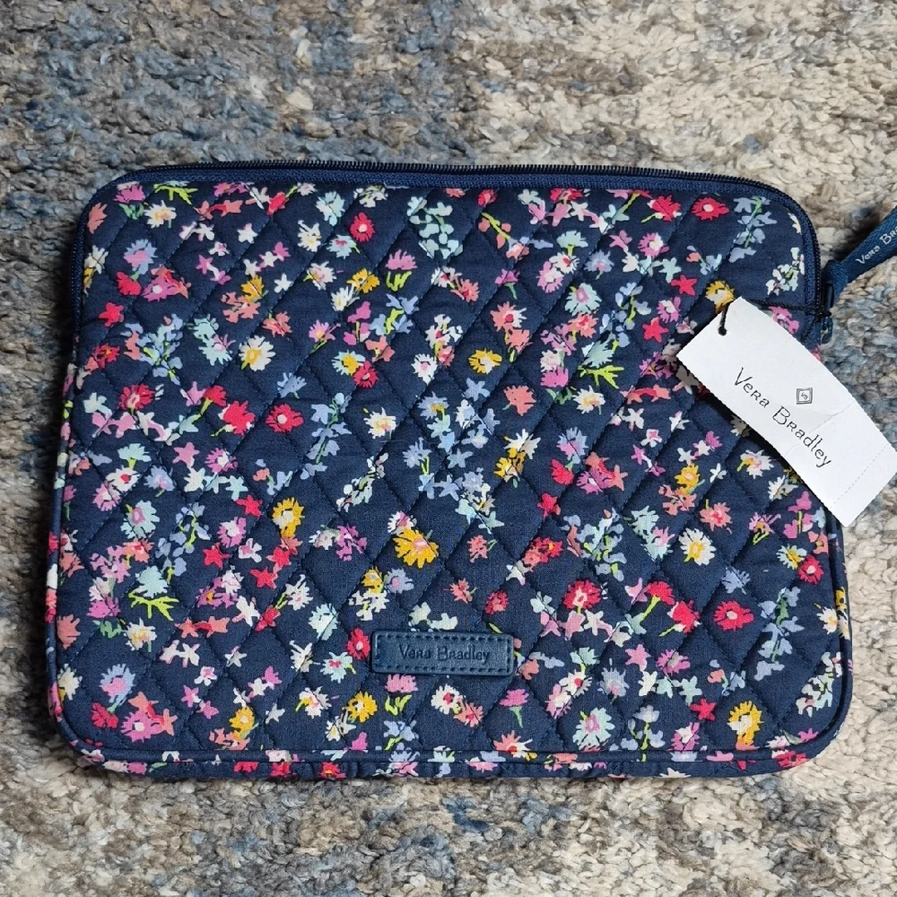 Vera Bradley Blue Floral Tablet Sleeve